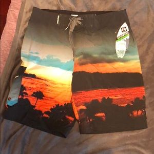 NWT Ocean Current Board Shorts -Size 32